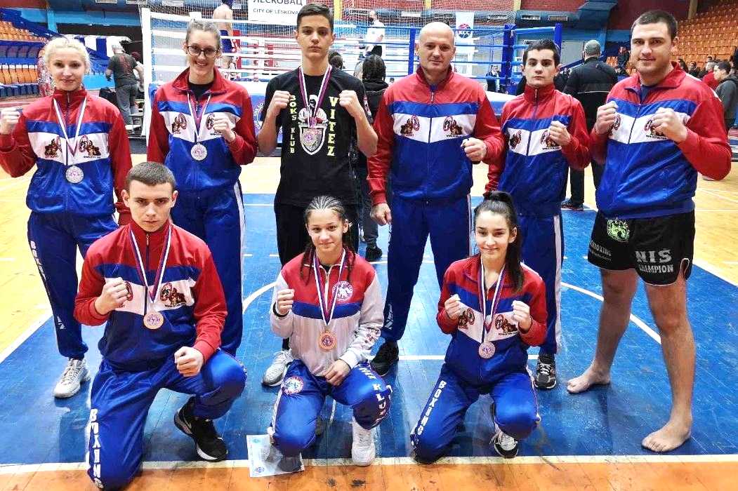 Kik boks prvenstvo Srbije održano u Leskovcu